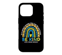 Custodia per iPhone 16 Pro In October We Wear Blue Yellow Down Syndrome Awareness