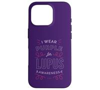 Custodia per iPhone 16 Pro INDOSSO IL VIOLA PER LUPUS AWARENESS SLE Meme