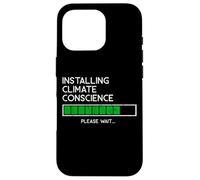 Custodia per iPhone 16 Pro Installare la coscienza del clima Consapevolezza del
