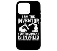 Custodia per iPhone 16 Pro Inventor Apparel - Divertente design dei grandi inventori