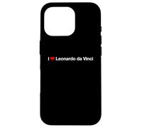 Custodia per iPhone 16 Pro Io amo Leonardo da Vinci