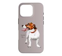 Custodia per iPhone 16 Pro Jack Russell Terrier Camicia Mamma Papà Donne Uomini Bambini Love Dog