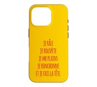 Custodia per iPhone 16 Pro Je râle je rouspète je me plains je ronchonne fais la tête