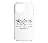 Custodia per iPhone 16 Pro Jeremiah 29:11 For I Know the Plans I Have For You Bible