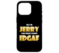 Custodia per iPhone 16 Pro Jerry Costume IDGAF Funny Meme Halloween Costume For Jerrys