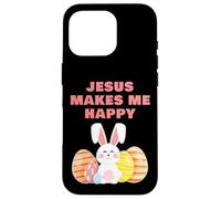 Custodia per iPhone 16 Pro JESUS Makes Me Happy - Girls & Women Easter Christian Faith