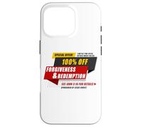 Custodia per iPhone 16 Pro John 3:16 Forgiveness & Redemption - Jesus Christ Gospel