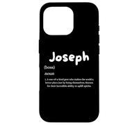 Custodia per iPhone 16 Pro Joseph Definition Personalized Name Custom Costume For Joes
