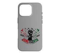 Custodia per iPhone 16 Pro Juneteenth Freedom Day Emancipation Fist