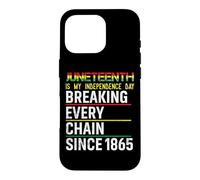 Custodia per iPhone 16 Pro Juneteenth Is My Independence Day 1865 Mamma Papà Bambino Ragazza
