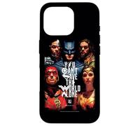 Custodia per iPhone 16 Pro Justice League Movie Save The World Poster
