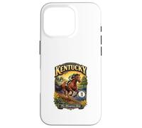 Custodia per iPhone 16 Pro Kentucky The Bluegrass State Flag Purosangue Verga d'oro