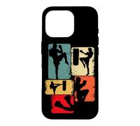 Custodia per iPhone 16 Pro Kickboxing Kickboxer Karate Taekwondo Ragazzi Bambini Uomini