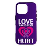 Custodia per iPhone 16 Pro L"amore non dovrebbe mai ferire l"abuso narcisistico Violenza domestica
