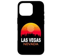 Custodia per iPhone 16 Pro Las Vegas Nevada State USA Vintage Sunset City Skyline