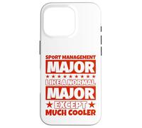 Custodia per iPhone 16 Pro Laurea per studenti in gestione dello sport - Tranne molto più cool