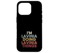 Custodia per iPhone 16 Pro Lavinia Name Lavinia Personalized Name First Given