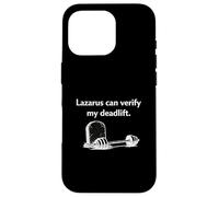 Custodia per iPhone 16 Pro Lazarus Verfiy Deadlift Powerlifting Fede Gesù