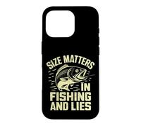 Custodia per iPhone 16 Pro Le dimensioni contano nella pesca e nella pesca delle bugie