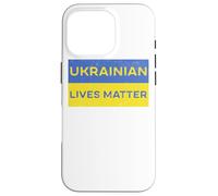 Custodia per iPhone 16 Pro Le vite ucraine contano gratis Ucraina Libertà Pace Solidarietà