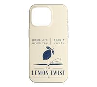 Custodia per iPhone 16 Pro Leggi un romanzo The Lemon Twist Book Lover Reader