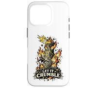 Custodia per iPhone 16 Pro Let It Crumble Tarocchi Torre Lightning Art