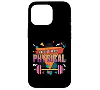 Custodia per iPhone 16 Pro Lets Get Physical Fitness Retrò 80s Gym Workout Fitness