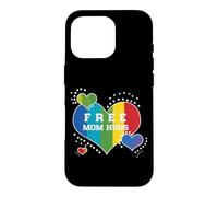 Custodia per iPhone 16 Pro LGBT Pride Month Free Mom Hugs Rainbow Gay LGBTQ