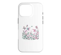 Custodia per iPhone 16 Pro Libro di fiabe fantasy con unicorno e farfalla