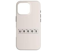 Custodia per iPhone 16 Pro Libros Word for Book Lover Librarian Spanish Teacher