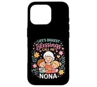 Custodia per iPhone 16 Pro Life's Biggest Blessings Call Me Nona Italian Grandma