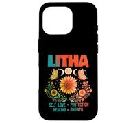 Custodia per iPhone 16 Pro Litha Wheel Of The Year Wicca Wiccan Paganesimo Midsummer