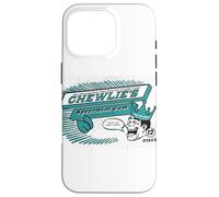 Custodia per iPhone 16 Pro Logo vintage in gomma alla menta verde di Kevin Smith Clerks 3 Chewlie