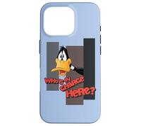 Custodia per iPhone 16 Pro Looney Tunes Daffy Duck Who's In Charge?