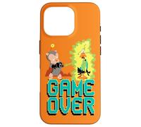 Custodia per iPhone 16 Pro Looney Tunes Porky and Daffy Game Over