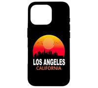 Custodia per iPhone 16 Pro Los Angeles California State USA Vintage Sunset Retro City