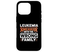 Custodia per iPhone 16 Pro Lukemia Messed With Wrong Family Blood Cancer Awareness