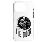 Custodia per iPhone 16 Pro Luna Tarocchi Scheletro Coppia Fuorilegge Astrologia Gotica