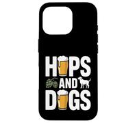 Custodia per iPhone 16 Pro Luppolo e cani Birra artigianale Amante dei cani
