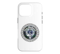 Custodia per iPhone 16 Pro MacInnes cognome scozzese clan tartan stemma distintivo
