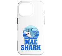 Custodia per iPhone 16 Pro Mae Shark Family Reunion Squad Nome Cognome