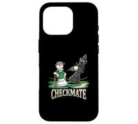 Custodia per iPhone 16 Pro Maglietta da giocatore di golf Pro Chess Pawn Checkmate Strategy