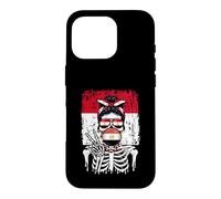 Custodia per iPhone 16 Pro Maglietta grafica ispirata all'Egitto per uno stile quotidiano
