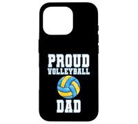 Custodia per iPhone 16 Pro Maglietta Proud Volleyball Dad - Game Day Sports Parent
