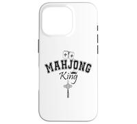 Custodia per iPhone 16 Pro Mahjong King of Tiles Mens Mahjaholic Men It's Mahjong Time