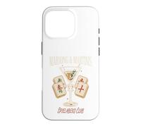 Custodia per iPhone 16 Pro Mahjong & Martinis Serata tra Amiche Stile Retrò