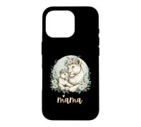 Custodia per iPhone 16 Pro Mama Lion Floral Love - Tender Motherhood Mom