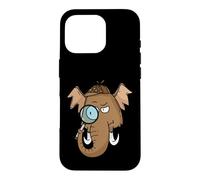 Custodia per iPhone 16 Pro Mammut Detective con lente d'ingrandimento