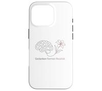 Custodia per iPhone 16 Pro Manifestazione Psicologia Subconscio Gedanken Realität