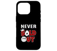 Custodia per iPhone 16 Pro Maroon Rosso Borgogna Never Sold Out Grafica Borgogna
